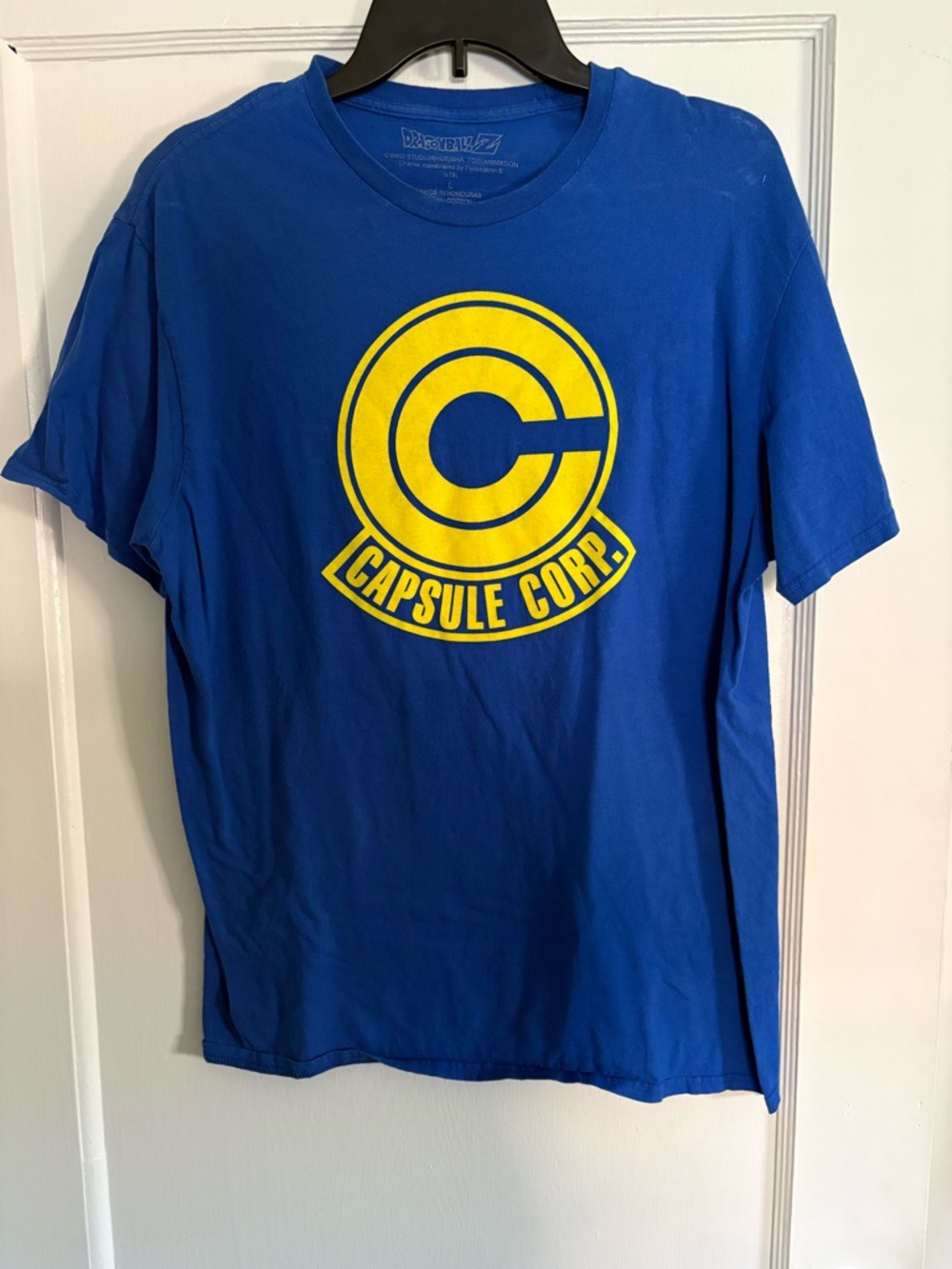 Capsule Corp Blue Graphic Short Sleeve Tee